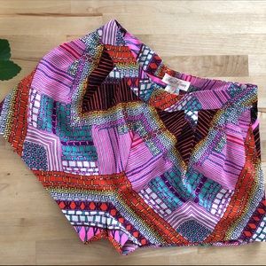 MARA HOFFMAN Multi-Color Silky Lightweight Shorts